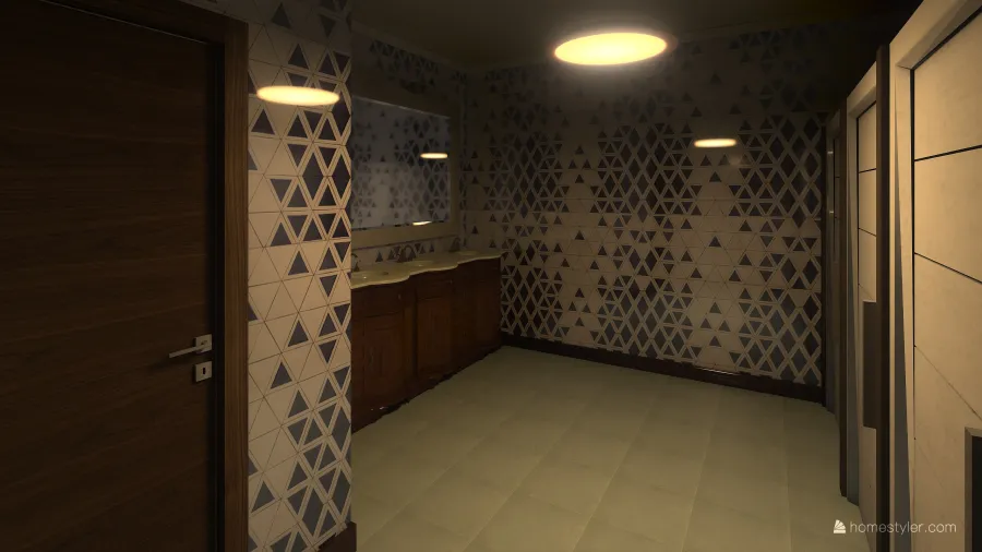 Bathroom (F) 3d design renderings