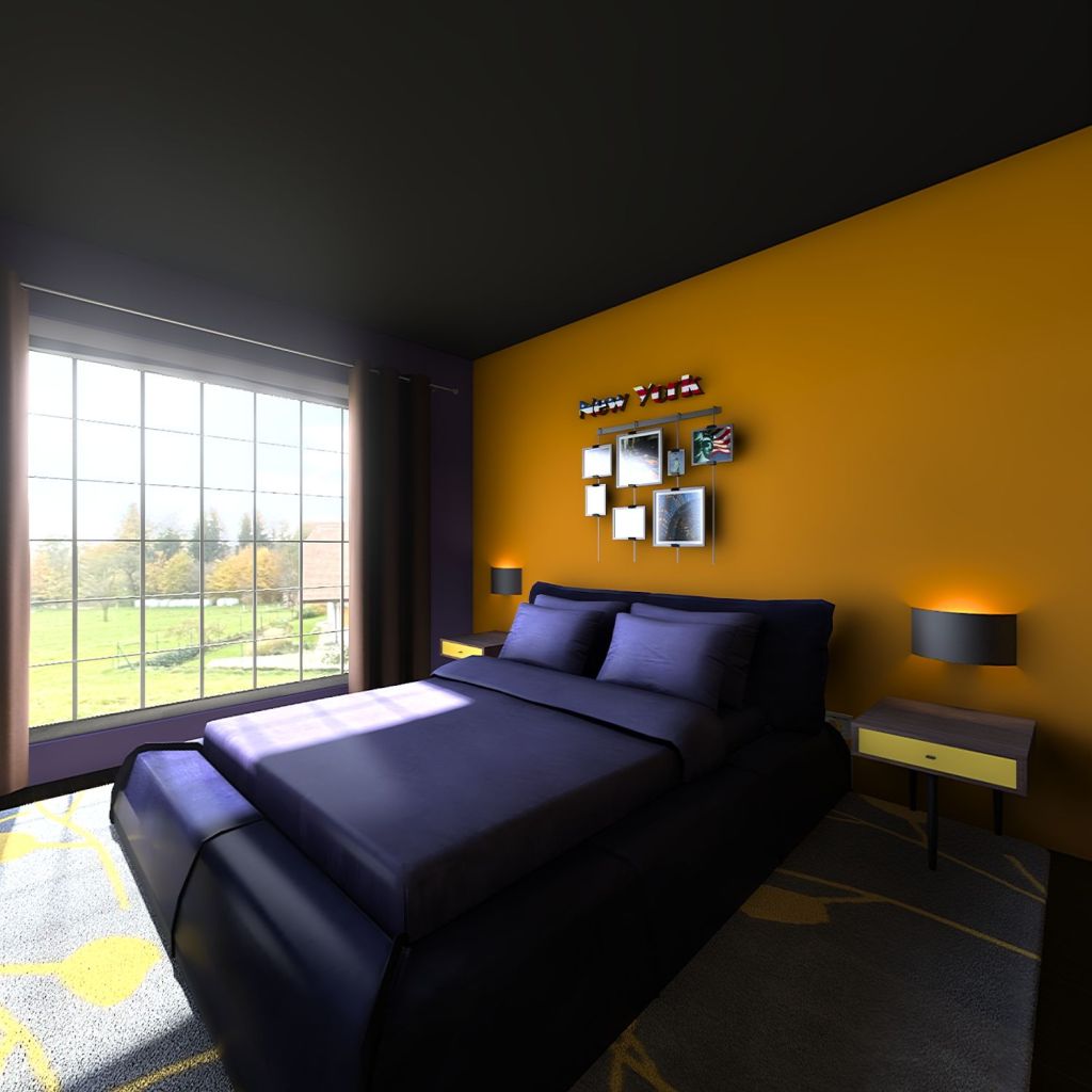 Bedroom izuka 3d design renderings