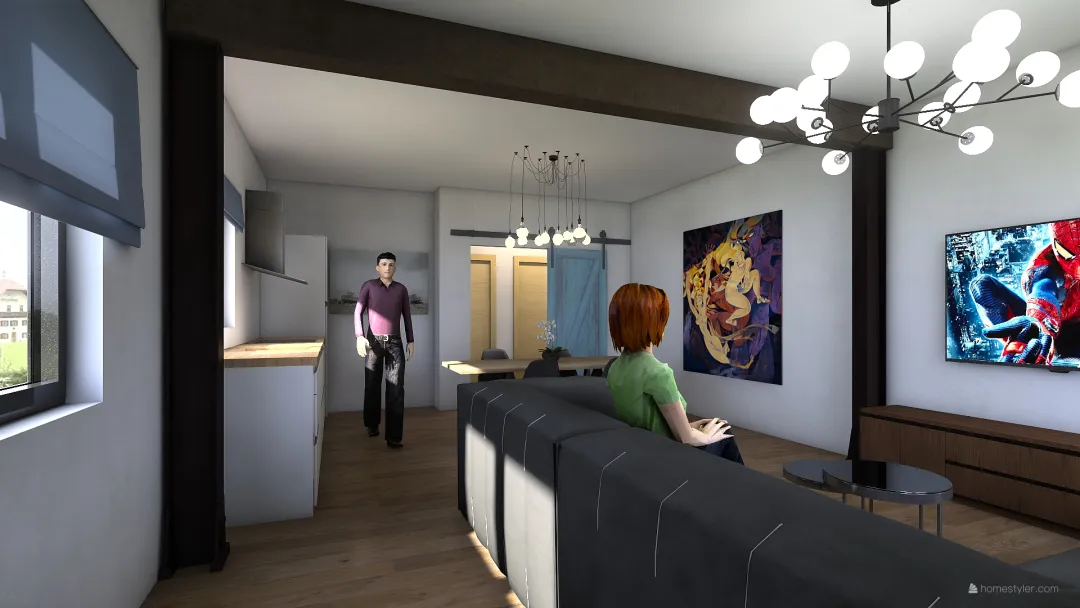 Casa del Palo 3d design renderings