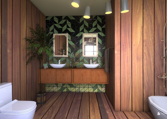 bathroom Design Rendering
