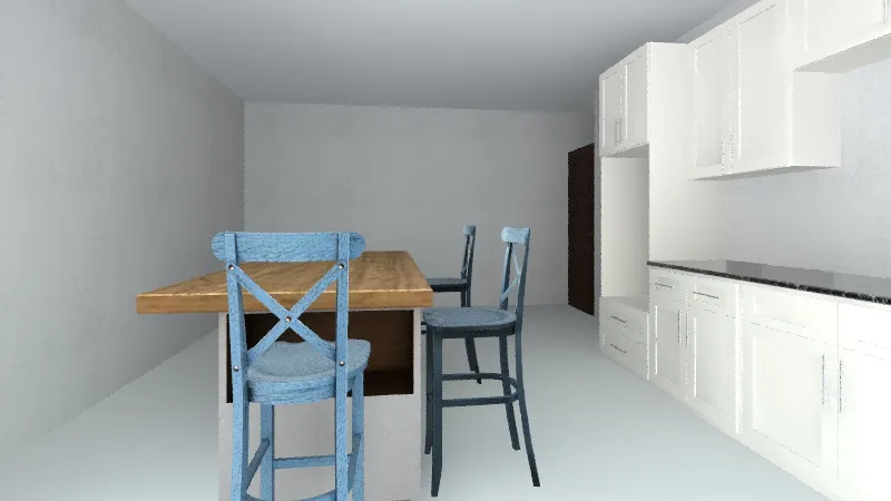 umar kitchen 3d design renderings