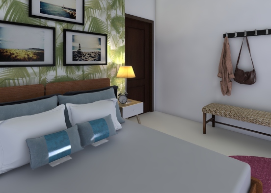 Marina's Bedroom  Design Rendering