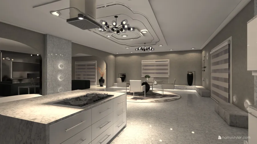 Kitchen\ Dining 3d design renderings