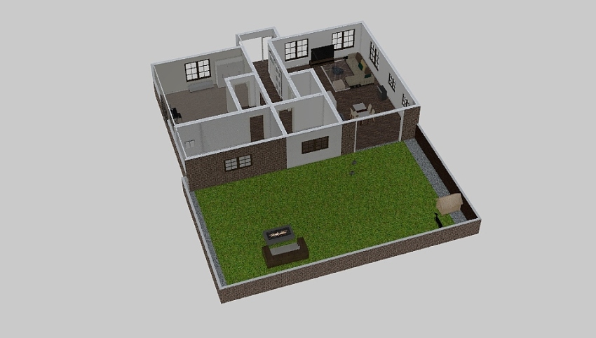 modern little house 3d design picture 299.36