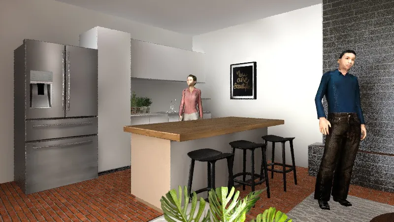 Mafes Boho Cocina 1 3d design renderings