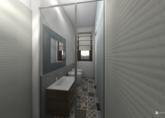 Ristrutturazione bagni in unità residenziale Design Rendering