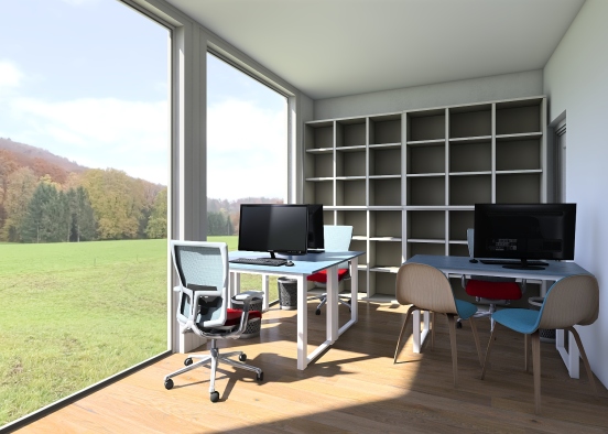 new office - after Design Rendering