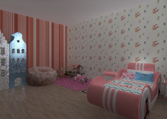 Kid-Room Design Rendering