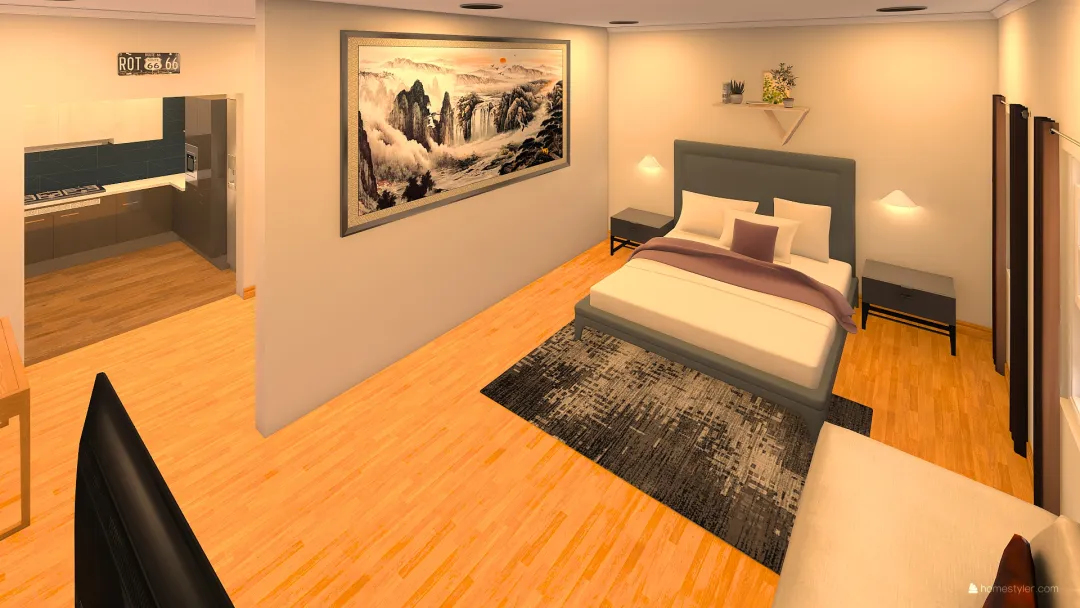 1 couple stay and go 3d design renderings