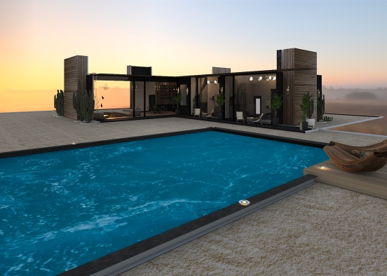 Desert House  Design Rendering