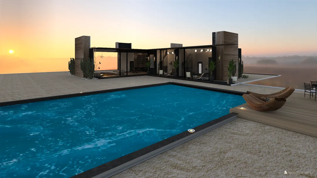 Desert House 3d design renderings