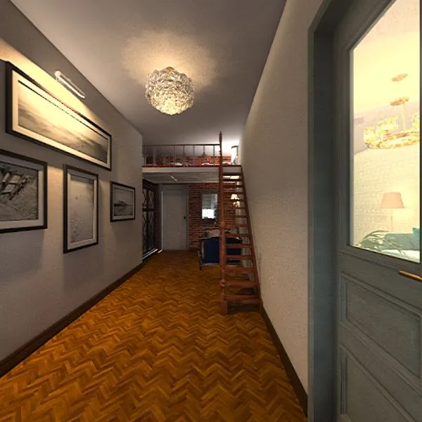 3 rooms 3d design renderings