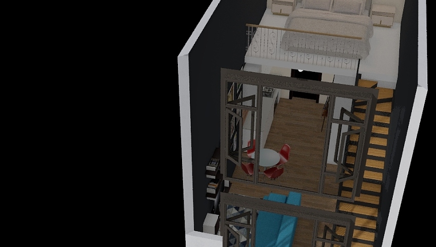Modern Minimalist Loft 3d design picture 33.86