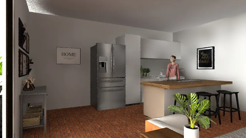 Mafes Boho  cocina 2 3d design renderings
