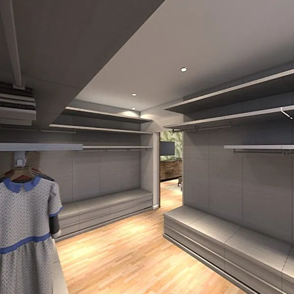 Walking Closet 3d design renderings