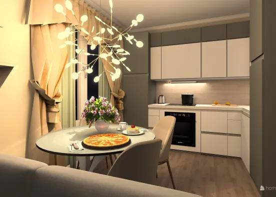 Sasha's apartments  Design Rendering