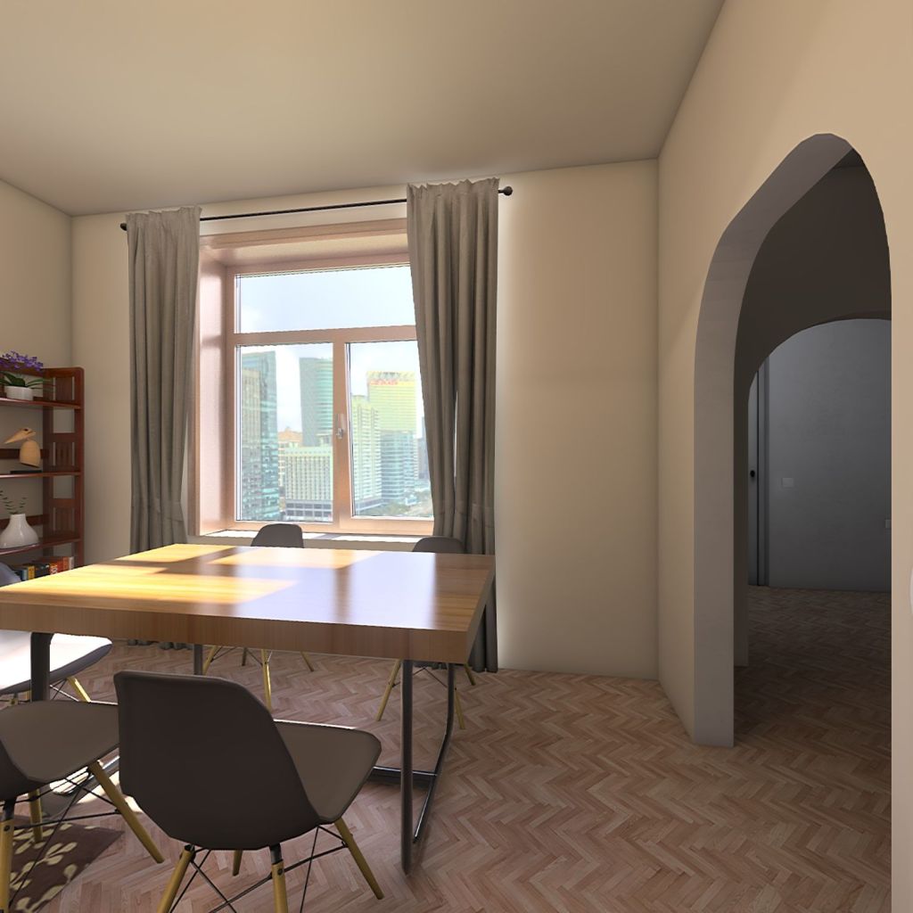 Nico's apartment 3d design renderings