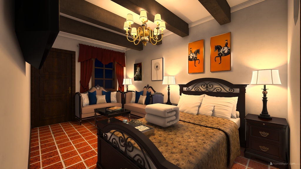 DORMITORIO HOTEL 3d design renderings