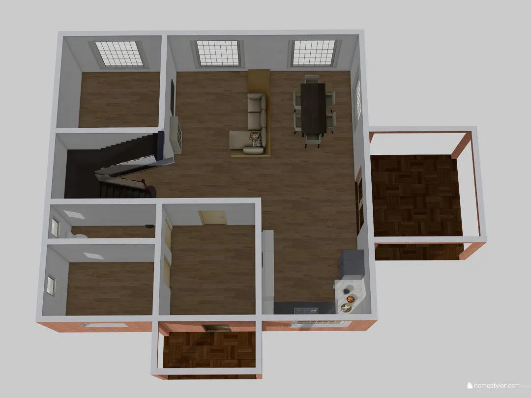 Пр. 218 1-этаж Ковалево 3d design renderings