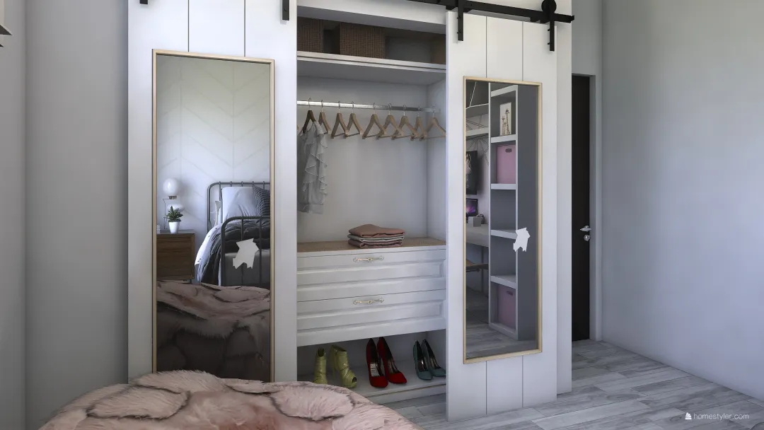 ANA'S BEDROOM 3d design renderings