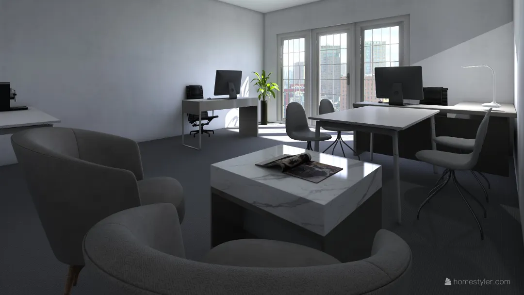 kancelária1 3d design renderings