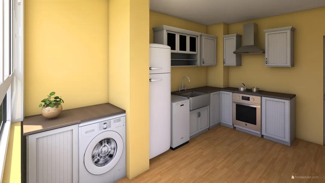 Radka kitchen 3d design renderings