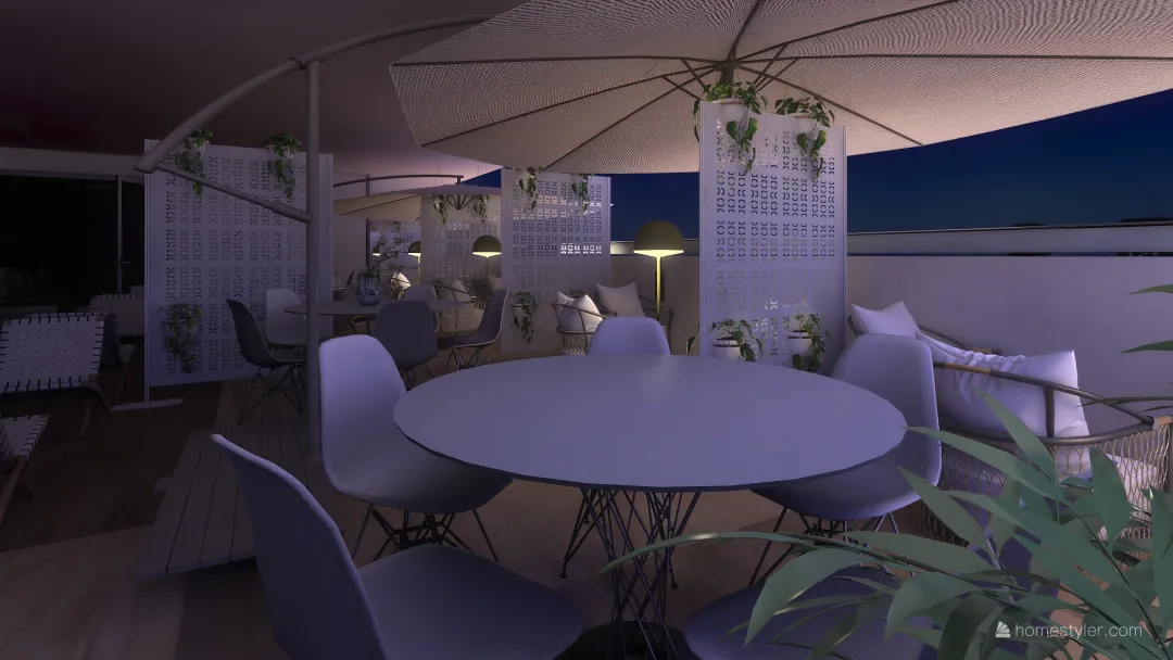 CAFE 3d design renderings