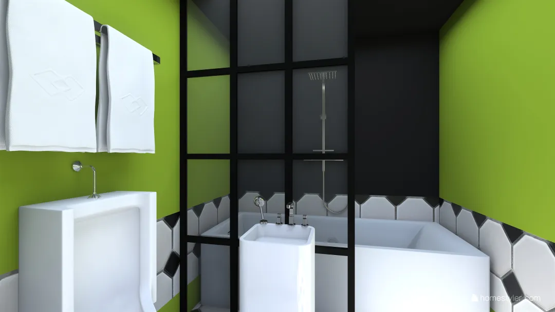 Bath complex 3d design renderings