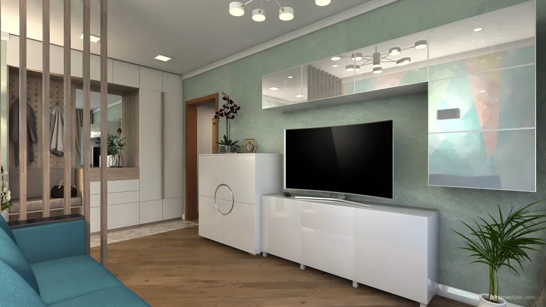 Apartment 63sqm 3d design renderings