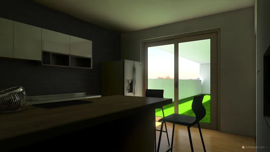 cocina 3d design renderings
