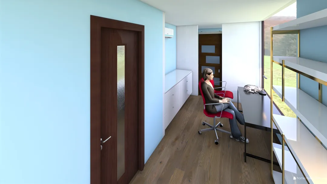 biuro - zmiany-3 pomieszczenia 3d design renderings