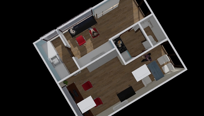 biuro - zmiany-3 pomieszczenia 3d design picture 40.71