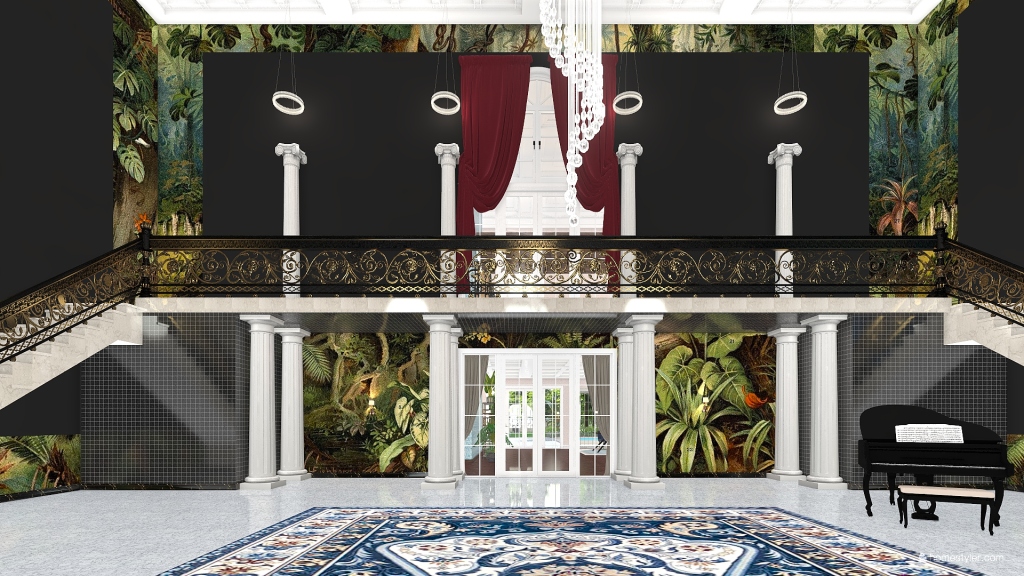 villa botanica 3d design renderings