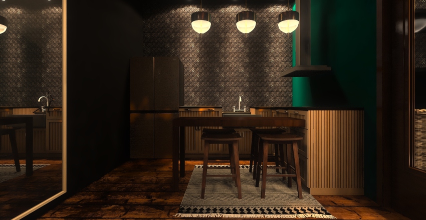 arabic studio Interior Design Render