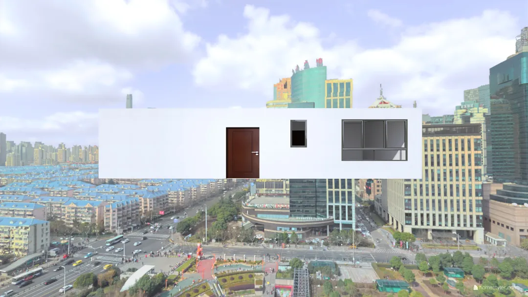 modern city apartment 3d design renderings