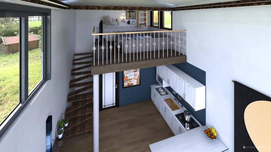 Tiny House 3d design renderings