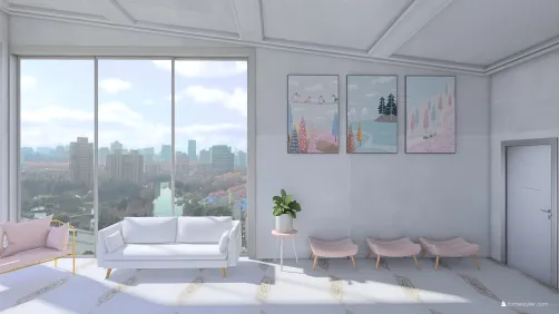 pastel apartment