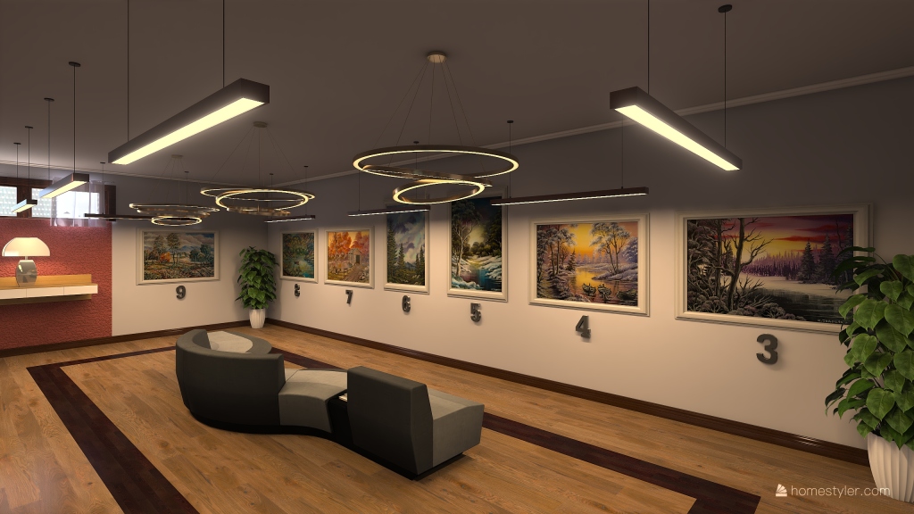 Gallery E 3d design renderings