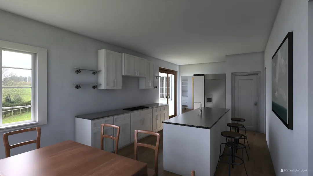 Ross Home Main Level v1 3d design renderings