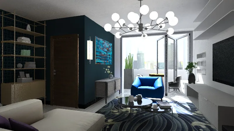 Modern Contemporary Apartment 3d design renderings
