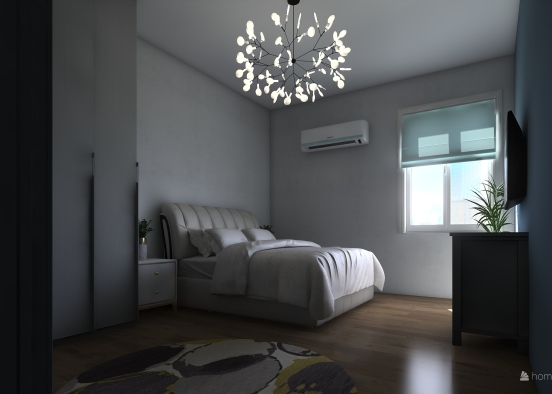 Main bedroom option 1 Design Rendering