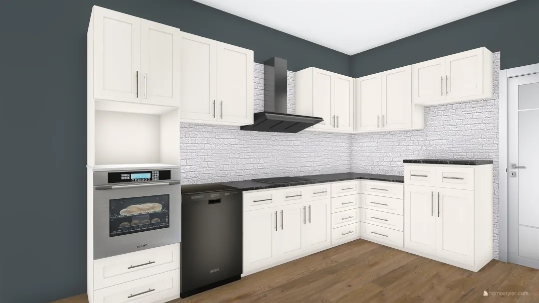 кухня 3d design renderings