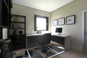 Home V office Design Rendering