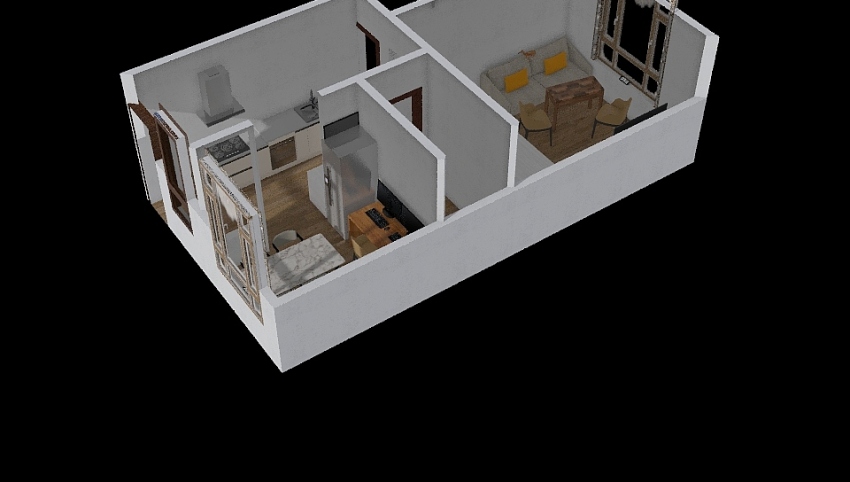Apartment RealSize Bef 3d design picture 35.81