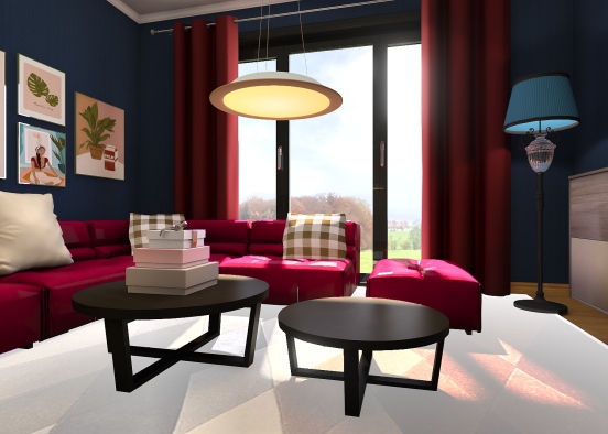 livingroom_1B Design Rendering