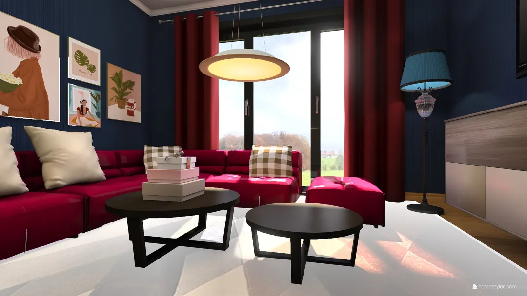 livingroom_1B 3d design renderings