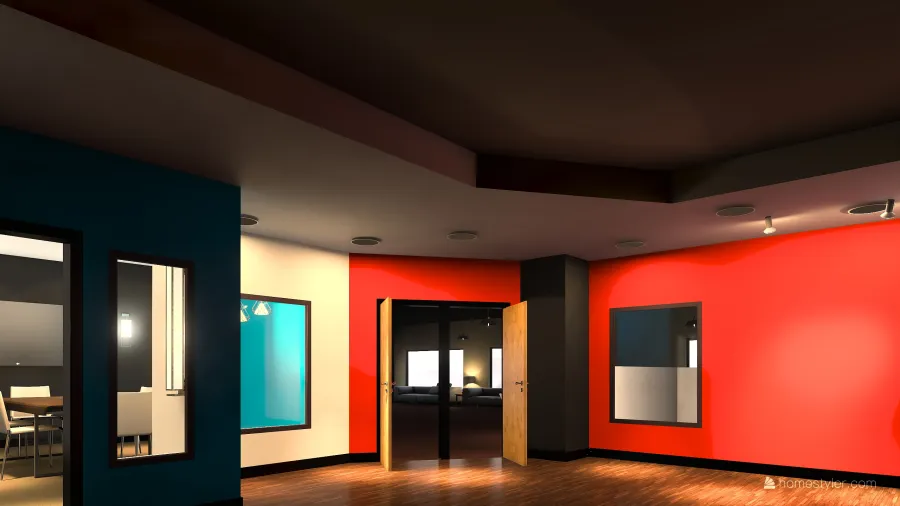 Atrium 3d design renderings