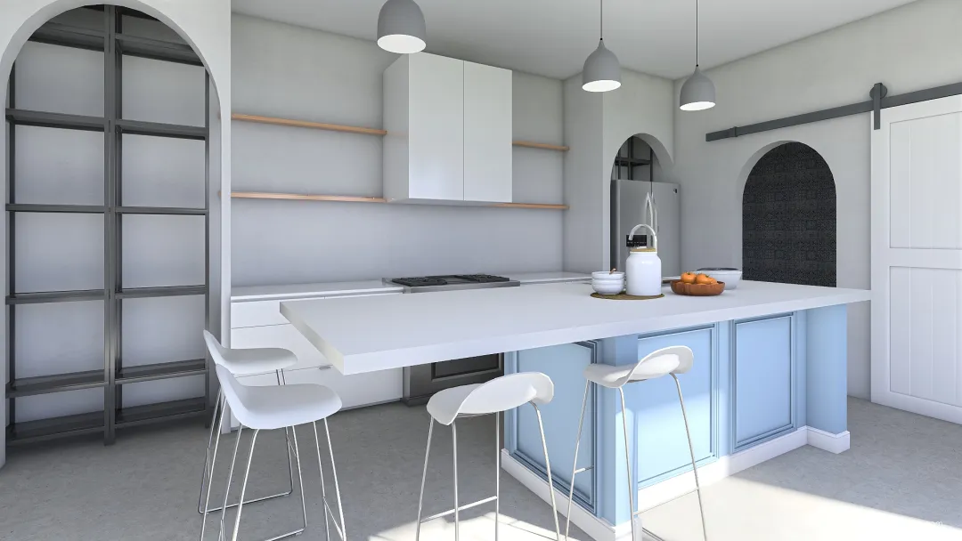 Edwards Kitchen 3d design renderings