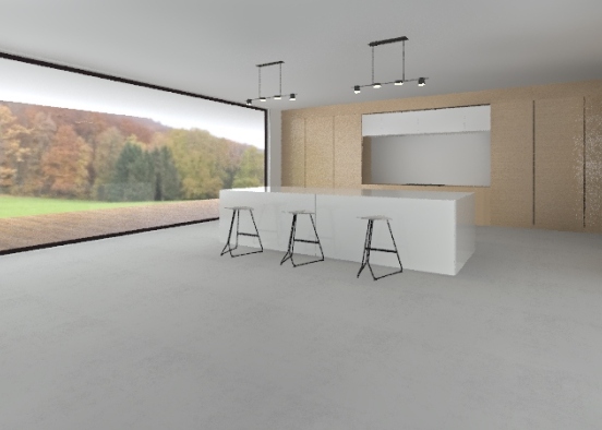 mod minimalist home Design Rendering