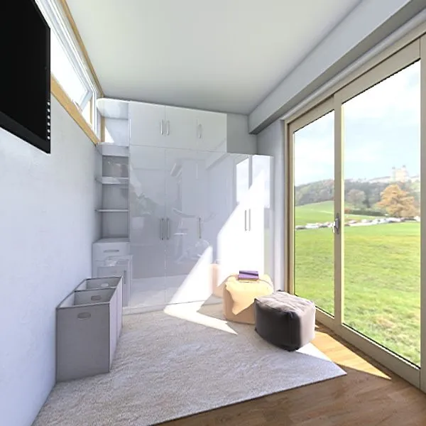 Patio interno 3d design renderings